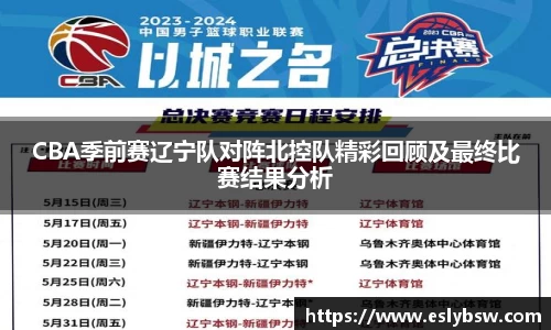 CBA季前赛辽宁队对阵北控队精彩回顾及最终比赛结果分析